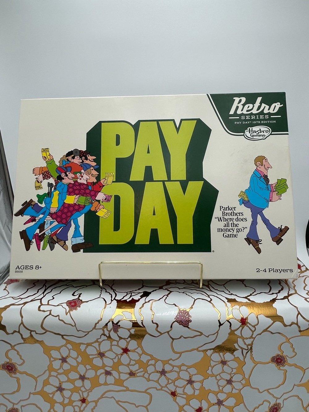Hasbro Retro Series Pay Day Board Game - Lime Green & Dark Green